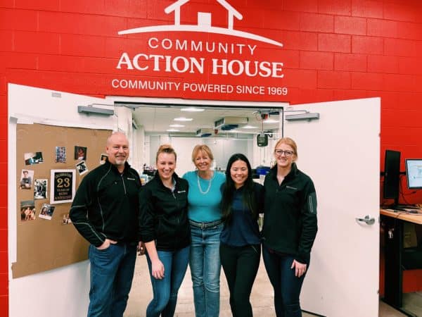 Volunteering at Community Action House